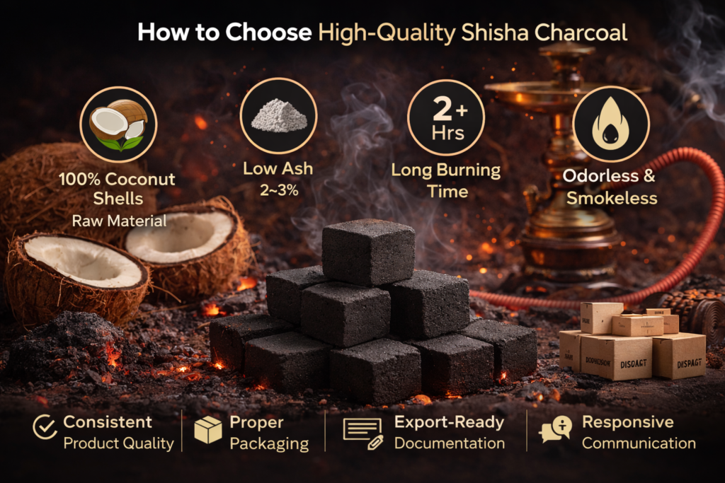 How to Choose High-Quality Shisha Charcoal